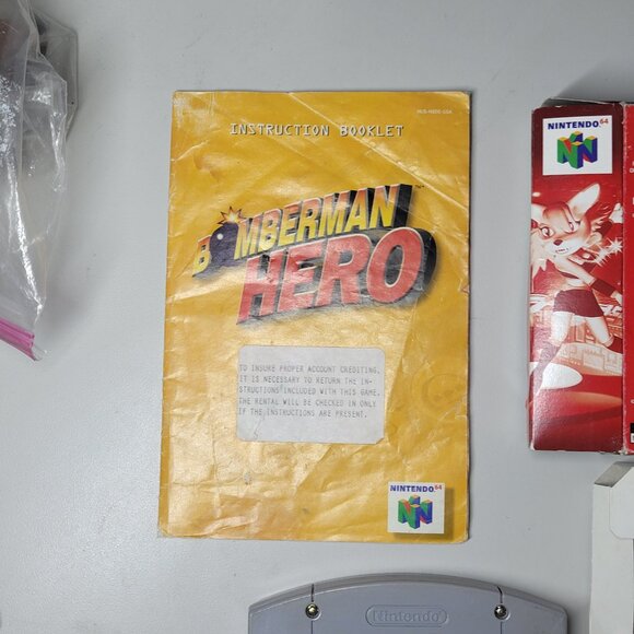 Bomberman Hero Nintendo 64 N64 cib complete - Picture 5 of 15